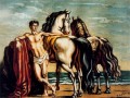 二頭の馬を持つ新郎 ジョルジョ・デ・キリコ 形而上学的シュルレアリスム